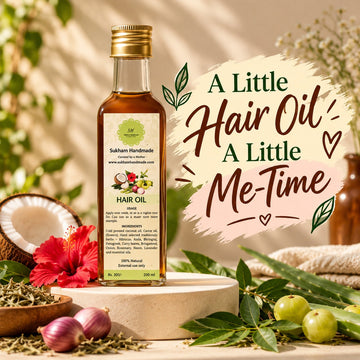 A little hair oil, a little me-time