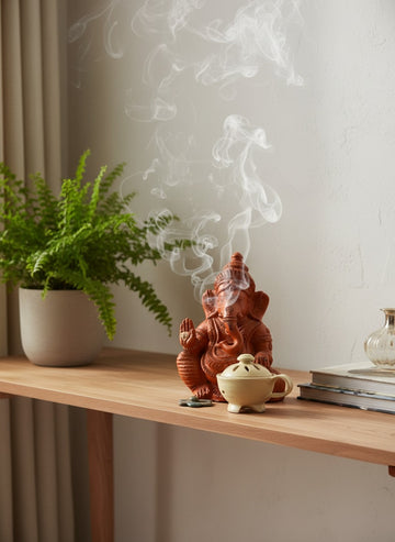 Handcrafted Ceramic Dhoop Stand