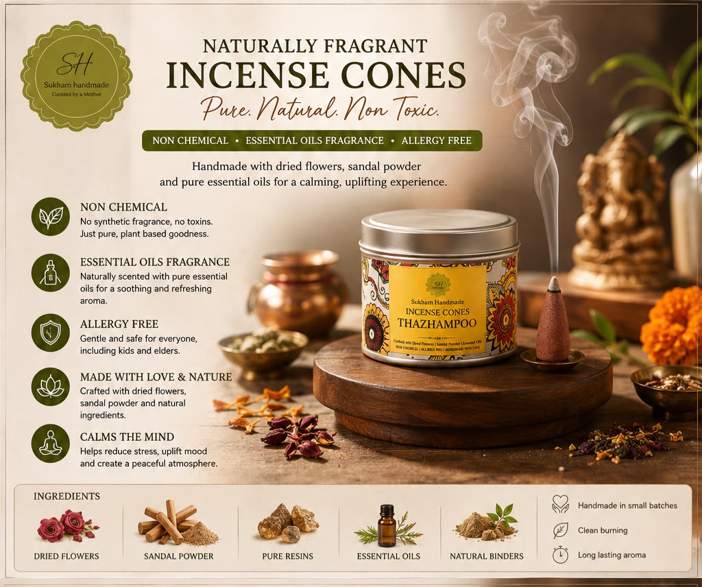 Thazhampoo Incense cone