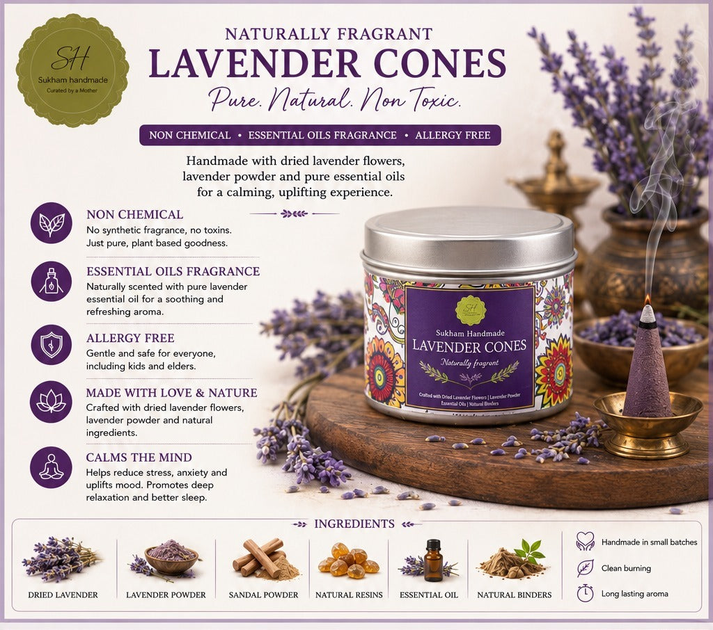 Lavender Incense Cones