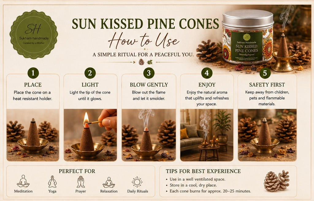 Sun-Kissed Pine Incense Cones