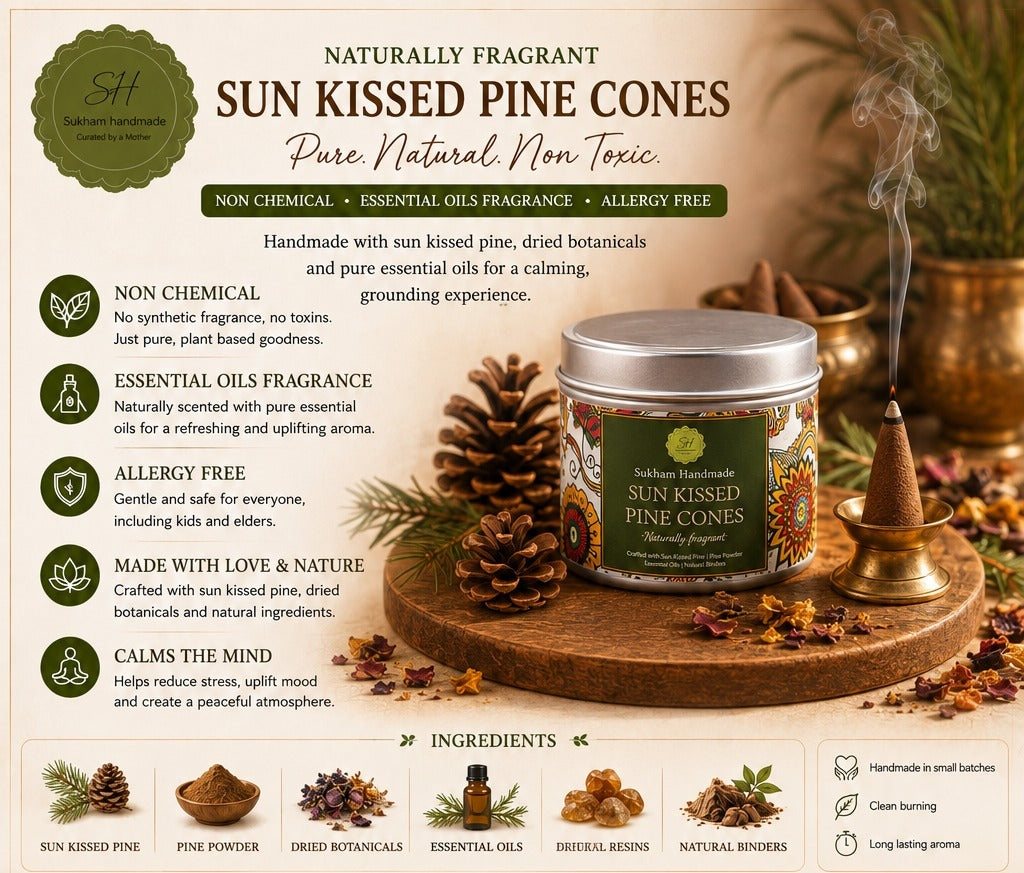Sun-Kissed Pine Incense Cones