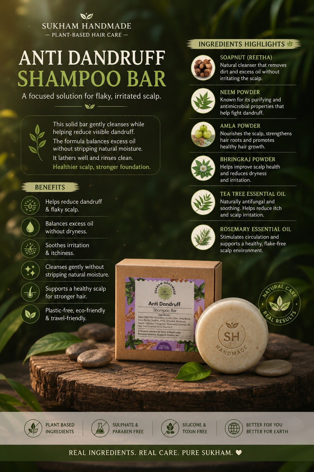 Anti Dandruff Shampoo bar