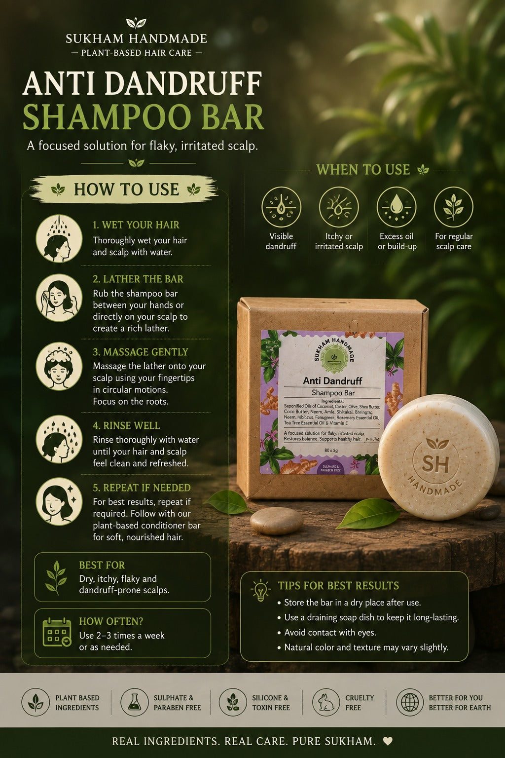 Anti Dandruff Shampoo bar