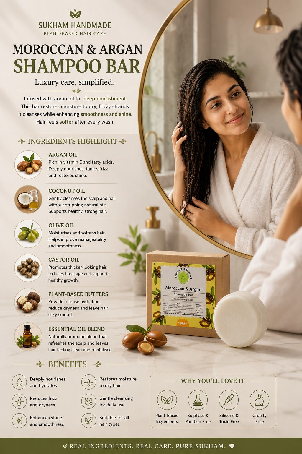 Moroccan Argan Shampoo bar