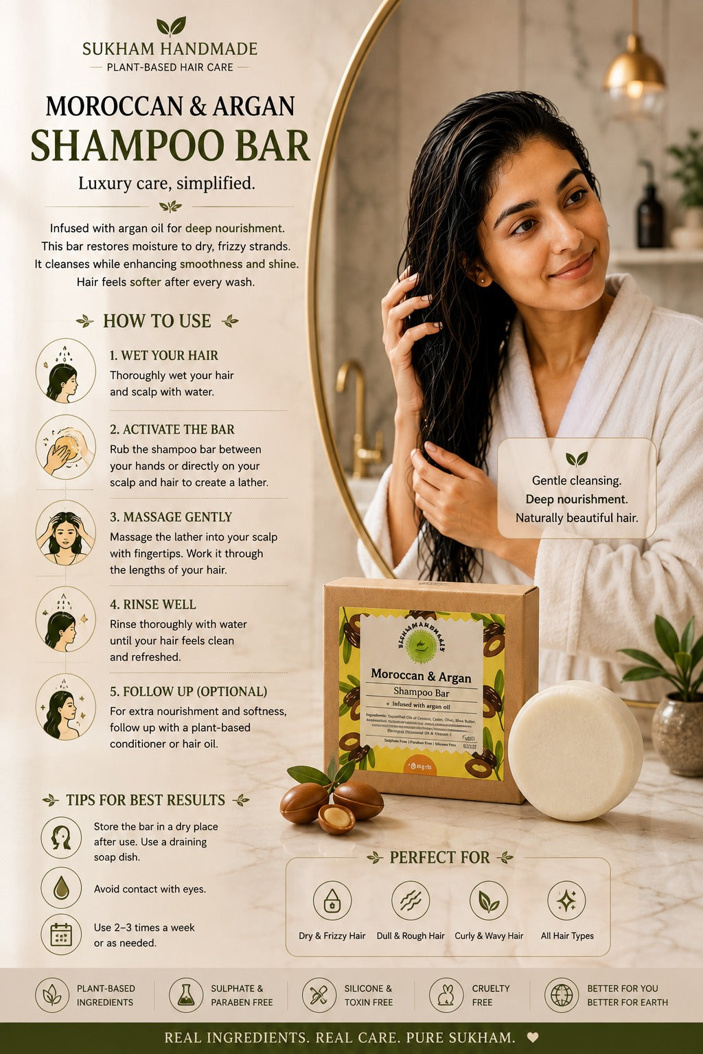 Moroccan Argan Shampoo bar