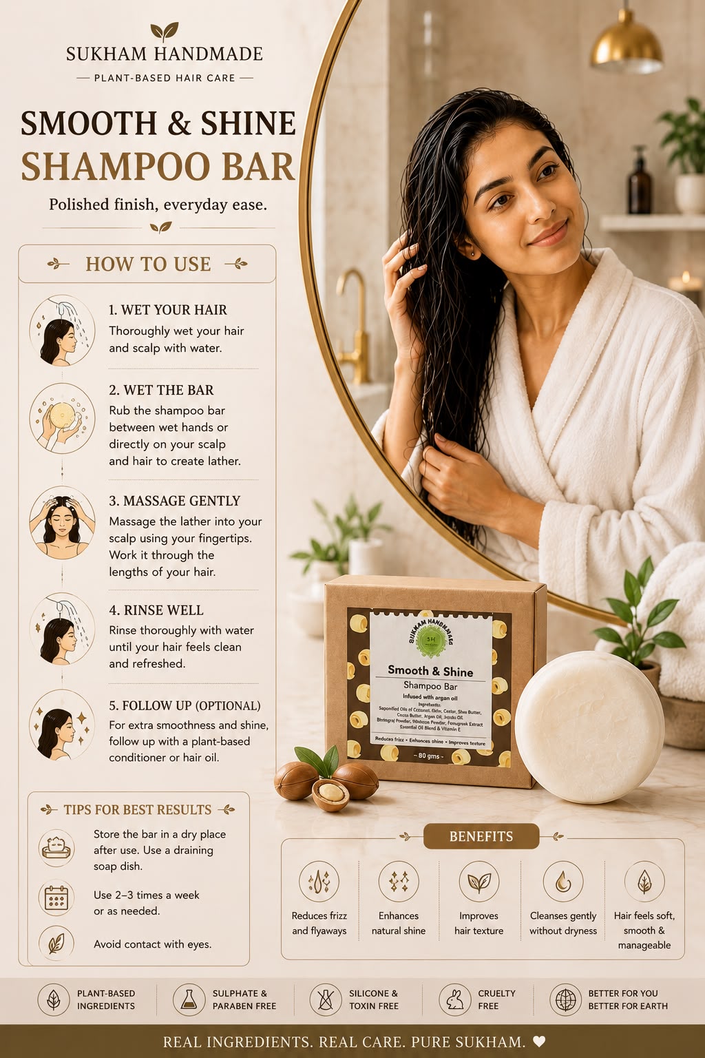 Smooth & Shine Shampoo bar