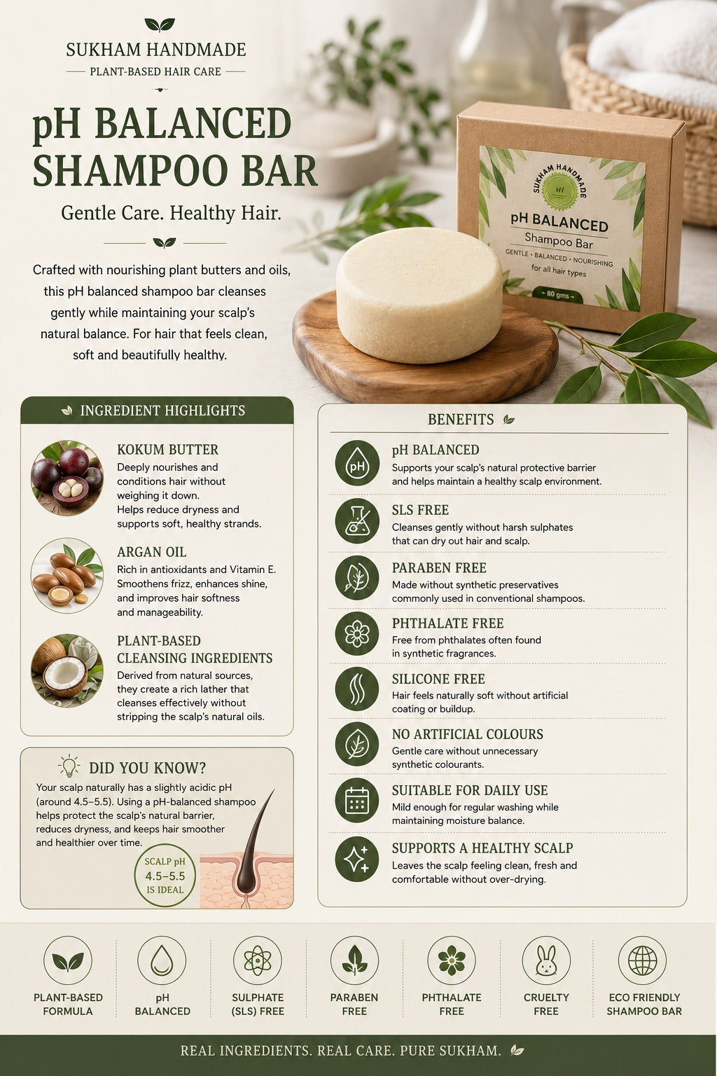 Scalp Cleansing Charcoal Shampoo Bar