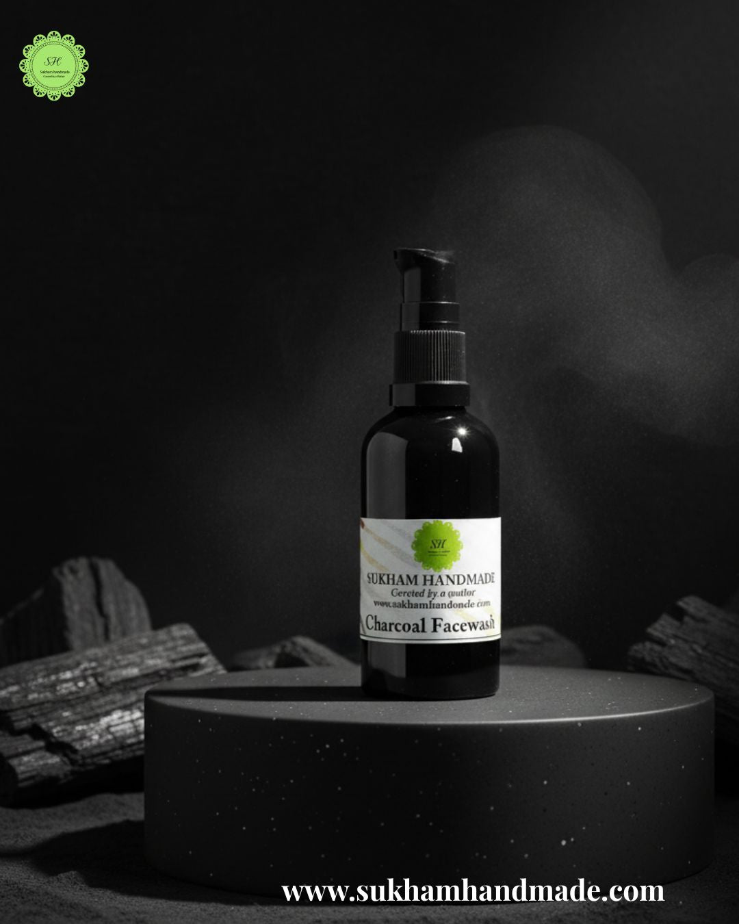 Activated charcoal facewash