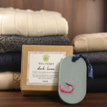 Wax Sachets - Dark Linen – Musk (Especially for Men)