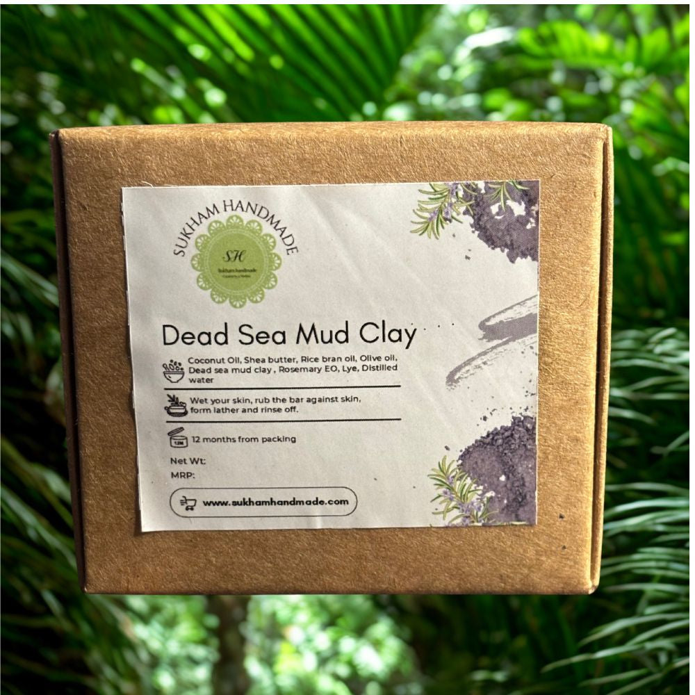 Dead sea mud clay soap