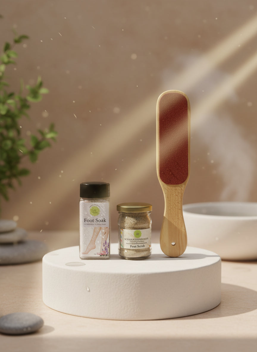 Foot Filer + Foot Soak + Foot Scrub