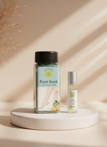 Zen Pulse Stress Relief Roll-On + Foot Soak Rs 449/-