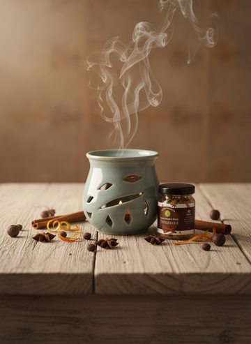 Serene Camphor - Cinnamon - With Ceramic diffuser
