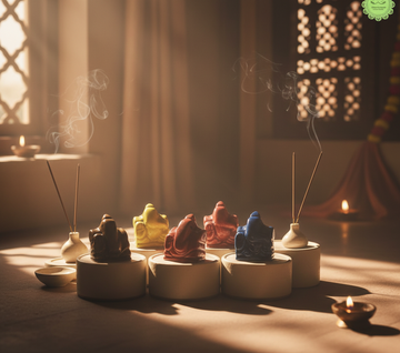 Divine Glow Ceramic Ganesha Idol