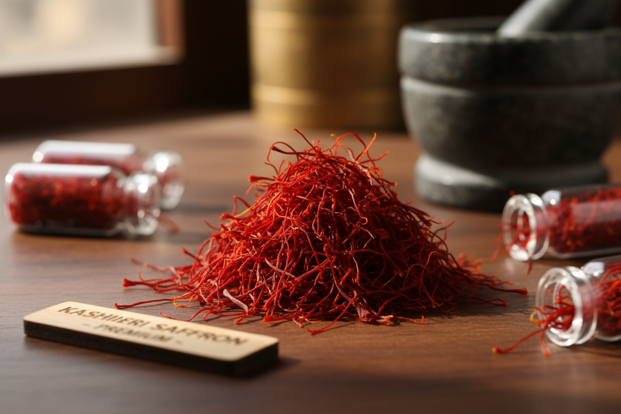 Kashmiri Saffron (Organic Grade) - 1 gram
