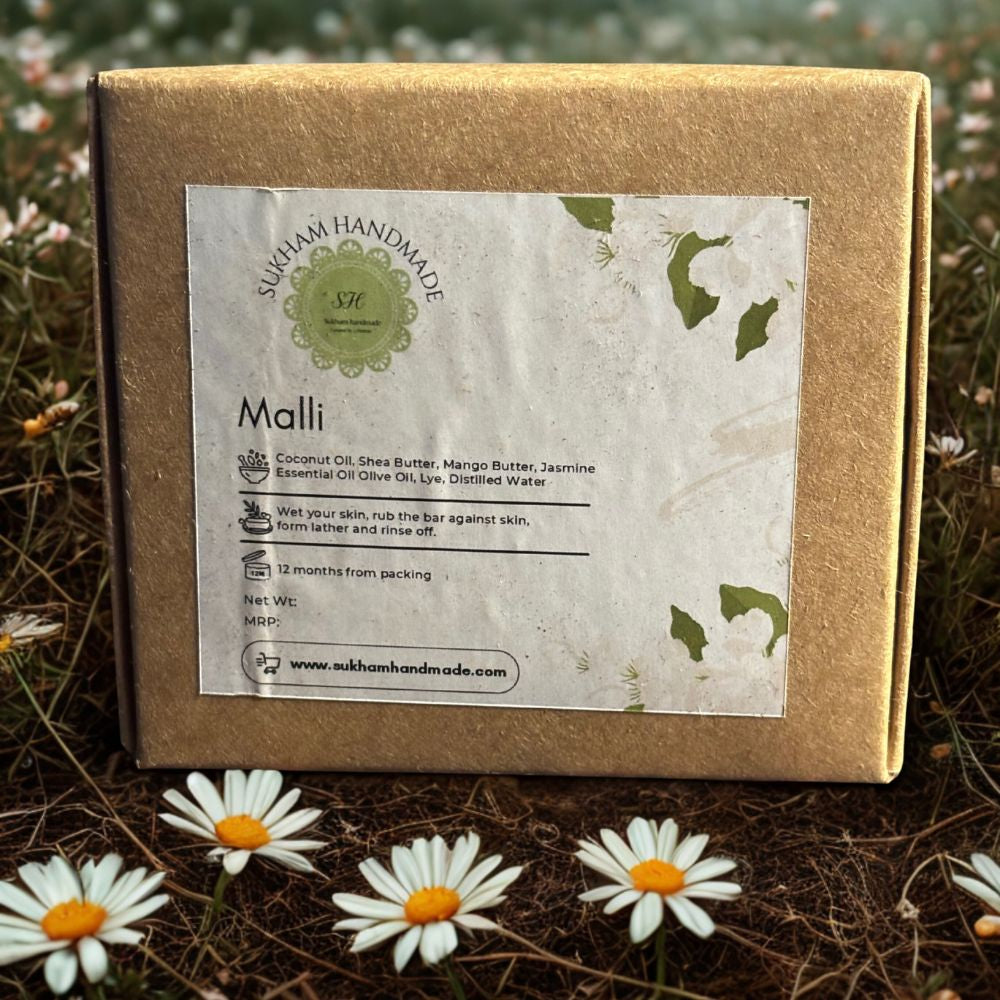 Malli - the Jasmine body bar - 90 grams