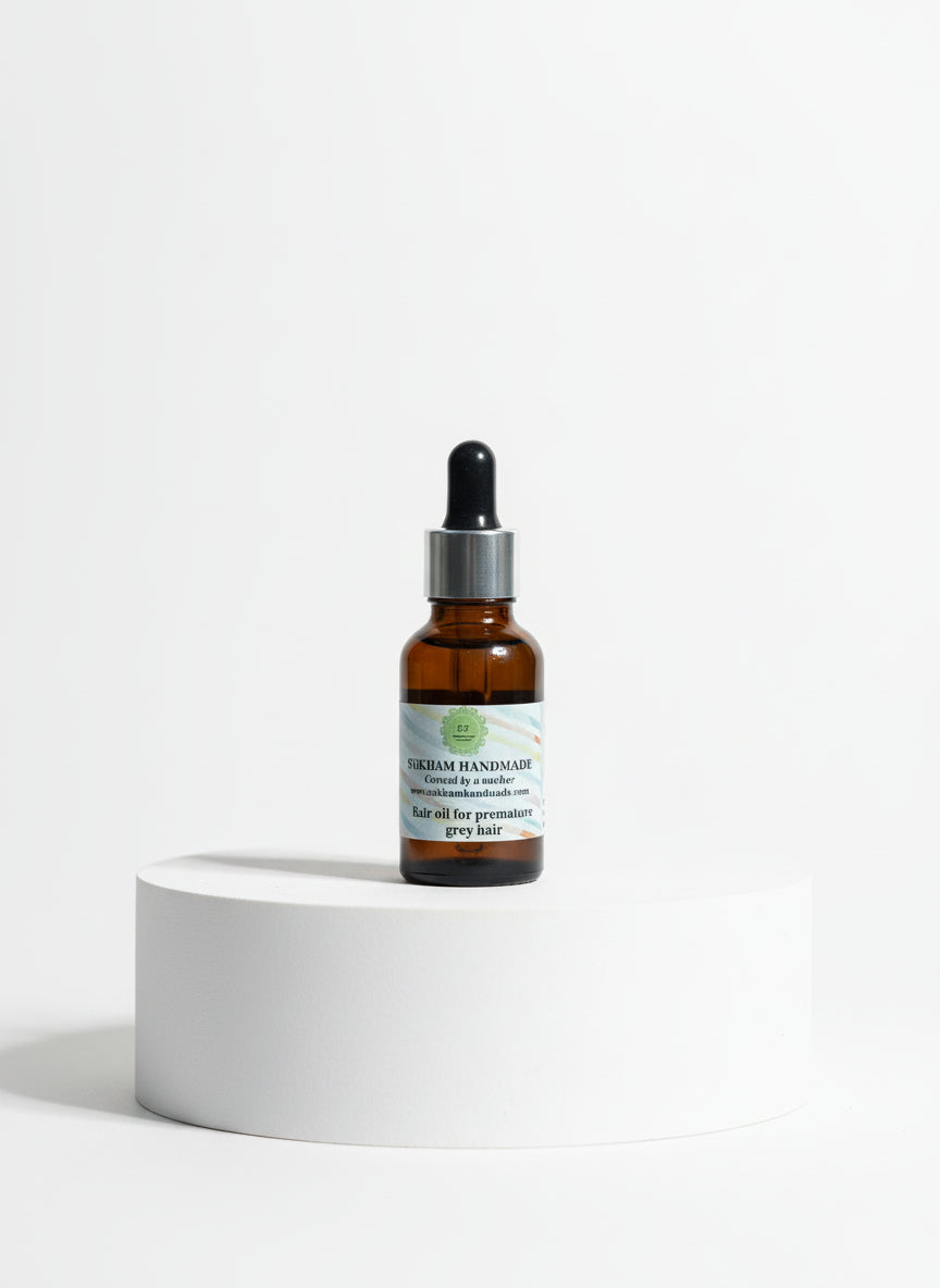Hair oil for premature grey hair