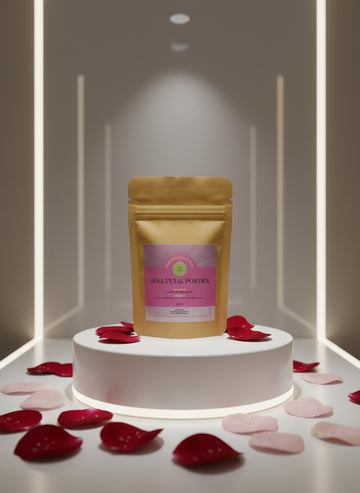Rose petal powder