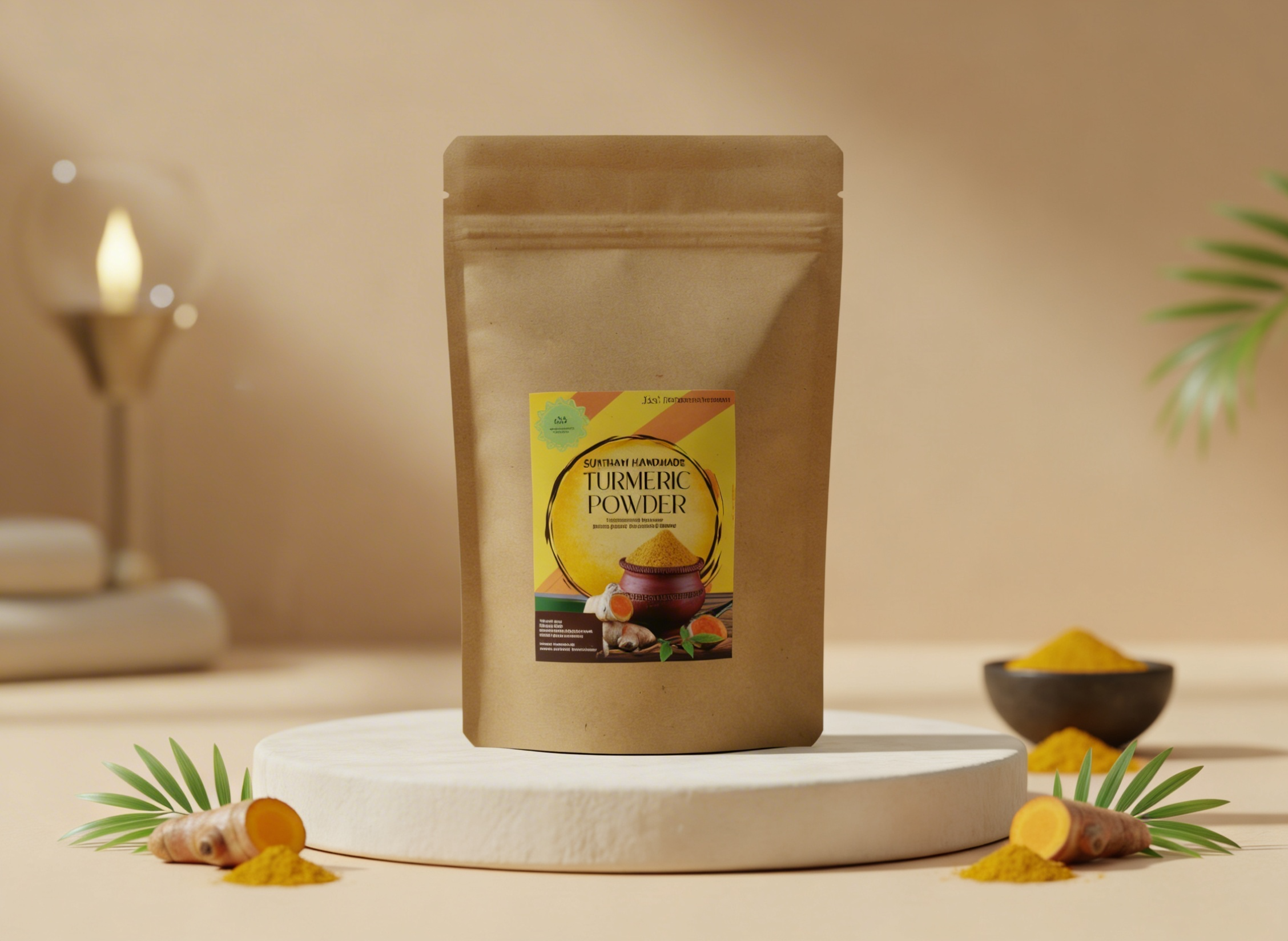 Turmeric Powder(100gm) – Sukham handmade