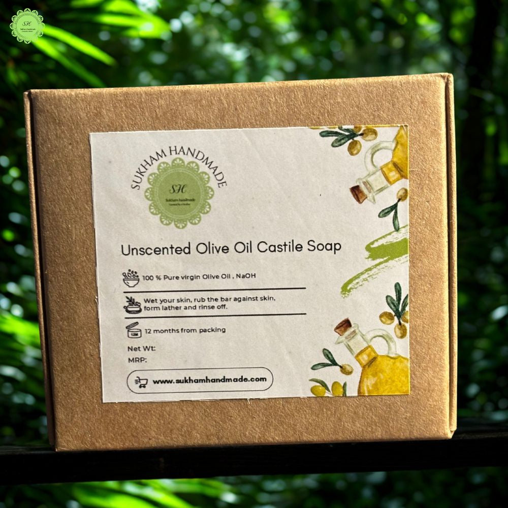 Unscented Olive Oil Castile Soap