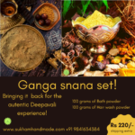 Ganga snana set for Diwali