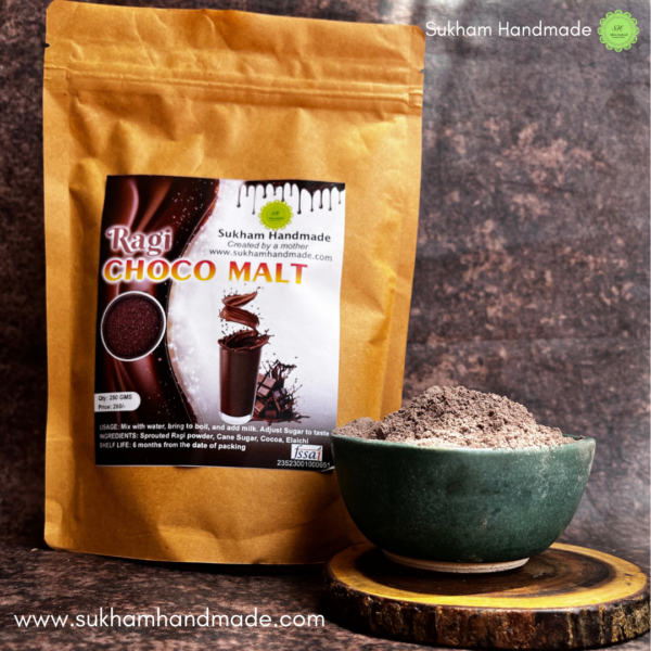 Ragi Choco malt nutritious drink is rich in calcium and boosts bone health