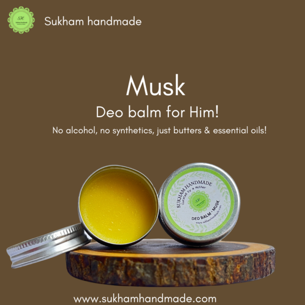 Men's Deo balm for long lasting freshness and skincare