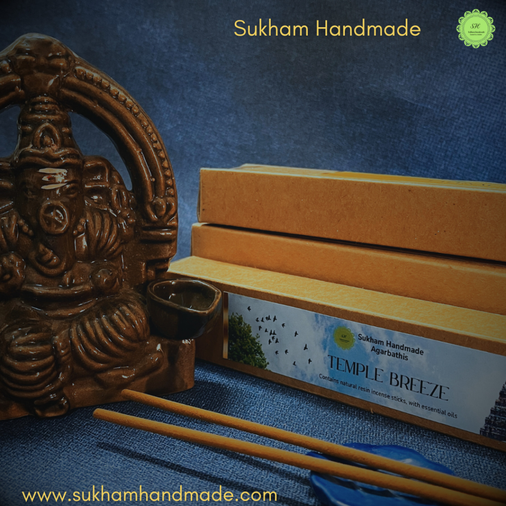 Temple Breeze Incense Sukham Handmade